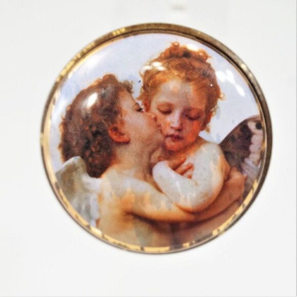 Mint Cachous Candy Tin Round Miniature Chambers Candy Company England - Picture 5 of 5